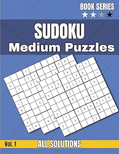 SharpMind Sudoku Series: Medium-Level Difficulty Large Print 195+ Puzzle Book cover