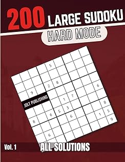 Hard Sudoku Large Print for Seniors: 200 Challenging Puzzles to Keep Your Brain Sharp cover